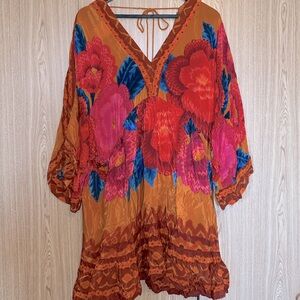 FARM Rio x Anthropologie Dress, Size XL